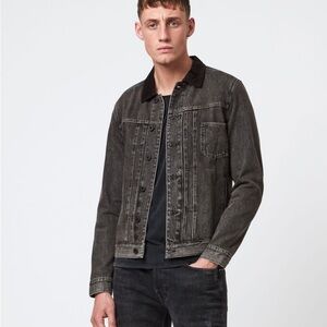 All Saints Black Denim Jacket